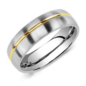 Snubný oceľový prsteň pre mužov PARIS veľkosť obvod 73 mm