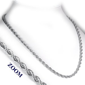 Obľúbený oceľový náhrdelník 6 mm variant 45cm