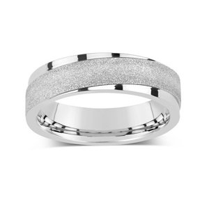 Snubný oceľový prsteň pre mužov a ženy veľkosť obvod 73 mm
