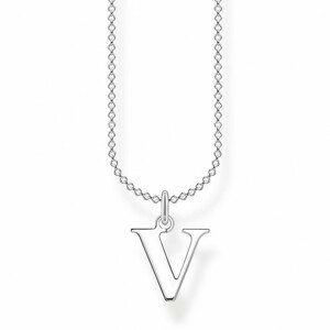 THOMAS SABO náhrdelník Letter V KE2031-001-21-L45v