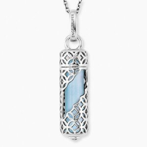 ENGELSRUFER náhrdelník s kameňom veľ. M - modrý achát ERN-HEAL-BA-M