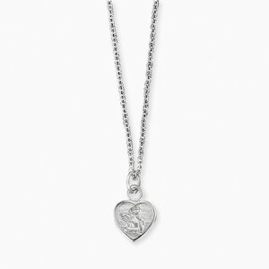 ENGELSRUFER detský náhrdelník s anjelom na srdiečku HEN-ANGELI-HEART