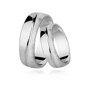 OLÍVIA Snubný prsteň SATIN 2200 Veľkosť prsteňov: 10 (EÚ: 62-64) Ag 925; ≤2,6 g.