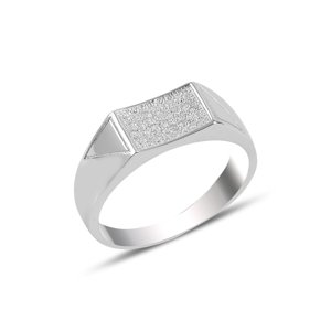 OLIVIE Pánsky strieborný prsteň 3732 Veľkosť prsteňov: 11 (EÚ: 65-67) Ag 925; ≤ 3,8 g.