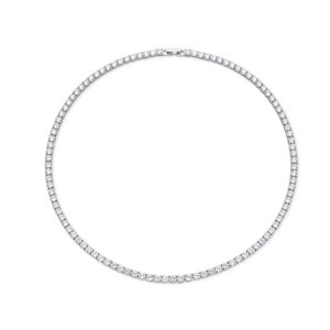 OLIVIE Strieborný tenisový 40cm/4mm náhrdelník 7288 Ag 925; ≤21,8 g.