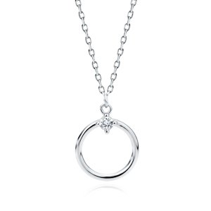 OLIVIE Strieborný náhrdelník KRUH 7515 Ag 925; ≤1,9 g.