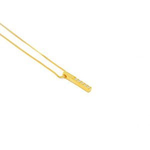 OLIVIE Strieborný náhrdelník VALENCIA GOLD 7916 Ag 925; ≤1,7 g.