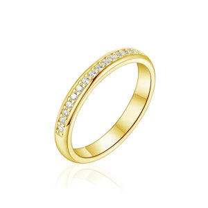 OLIVIE Snubný strieborný prsteň PRAMÍNEK GOLD 8584 Veľkosť prsteňov: 10 (EÚ: 62-64), Pohlavie: Dámske Ag 925; ≤1,9 g.