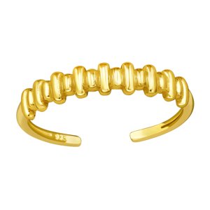 OLIVIE Strieborný prsteň na nohu GOLD 8680 Ag 925; ≤0,6 g.